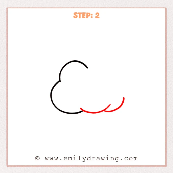 how to draw a night sky - Step 2